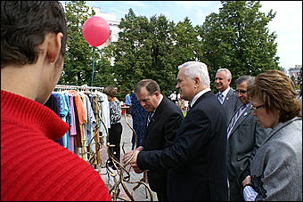 22 августа 2009 г., Барнаул   День рождения Барнаула - выставка цветов и "Город мастеров"