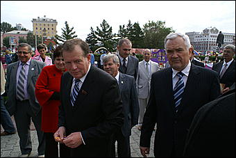 22 августа 2009 г., Барнаул   День рождения Барнаула - выставка цветов и "Город мастеров"