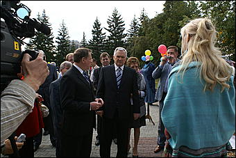 22 августа 2009 г., Барнаул   День рождения Барнаула - выставка цветов и "Город мастеров"