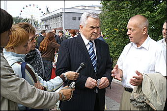 22 августа 2009 г., Барнаул   День рождения Барнаула - выставка цветов и "Город мастеров"