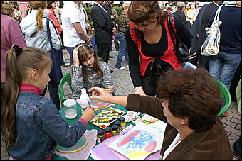 22 августа 2009 г., Барнаул   День рождения Барнаула - выставка цветов и "Город мастеров"