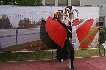 22 августа 2009 г., Барнаул   День рождения Барнаула - выставка цветов и "Город мастеров"