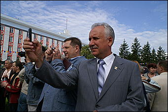 22 августа 2009 г., Барнаул   День рождения Барнаула - выставка цветов и "Город мастеров"