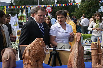 22 августа 2009 г., Барнаул   День рождения Барнаула - выставка цветов и "Город мастеров"