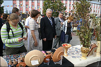 22 августа 2009 г., Барнаул   День рождения Барнаула - выставка цветов и "Город мастеров"