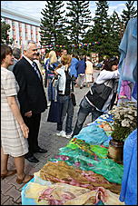 22 августа 2009 г., Барнаул   День рождения Барнаула - выставка цветов и "Город мастеров"