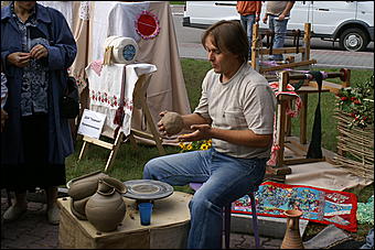 22 августа 2009 г., Барнаул   День рождения Барнаула - выставка цветов и "Город мастеров"