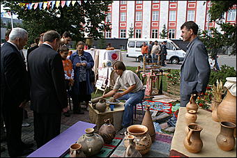 22 августа 2009 г., Барнаул   День рождения Барнаула - выставка цветов и "Город мастеров"