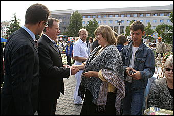 22 августа 2009 г., Барнаул   День рождения Барнаула - выставка цветов и "Город мастеров"