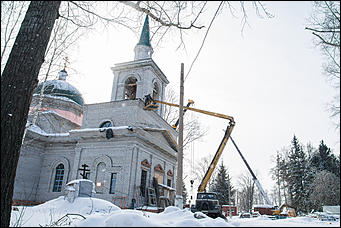 11 февраль 2016 г., Барнаул © Амител Вячеслав Мельников Строительство храма в Нагорном парке: как выглядит новый комплекс. Фото