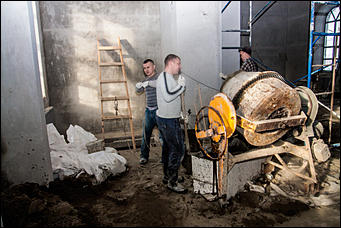 11 февраль 2016 г., Барнаул © Амител Вячеслав Мельников Строительство храма в Нагорном парке: как выглядит новый комплекс. Фото