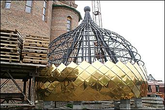 29 мая 2007 г., Барнаул   Посещение главой Барнаула Владимиром Колгановым строящихся в городе храмов