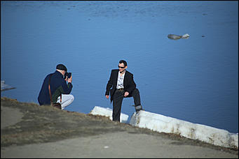 9 апреля 2019 г., Барнаул. Екатерина Смолихина   Льдин "парад": фоторепортаж с ледохода в Барнауле
