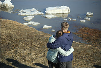 9 апреля 2019 г., Барнаул. Екатерина Смолихина   Льдин "парад": фоторепортаж с ледохода в Барнауле