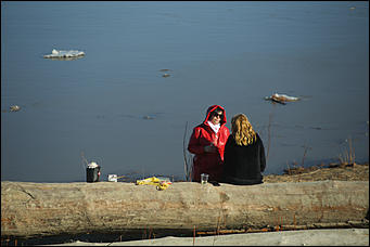 9 апреля 2019 г., Барнаул. Екатерина Смолихина   Льдин "парад": фоторепортаж с ледохода в Барнауле