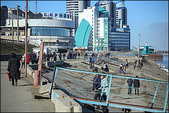 9 апреля 2019 г., Барнаул. Екатерина Смолихина   Льдин "парад": фоторепортаж с ледохода в Барнауле