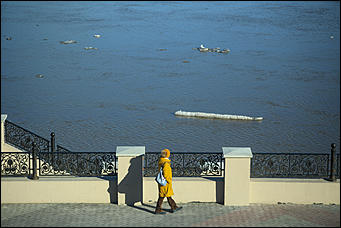 9 апреля 2019 г., Барнаул. Екатерина Смолихина   Льдин "парад": фоторепортаж с ледохода в Барнауле