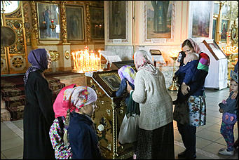 23 августа 2019 г., Барнаул   Прикоснуться к святыне: барнаульцы до вечера шли поклониться чудотворной иконе