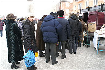 20 февраля 2010 г., Барнаул   Предпраздничная социальная ярмарка в Барнауле