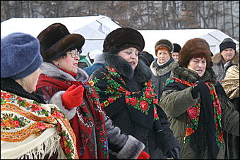 20 февраля 2010 г., Барнаул   Предпраздничная социальная ярмарка в Барнауле