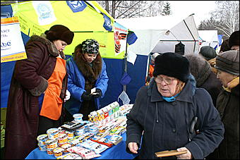 20 февраля 2010 г., Барнаул   Предпраздничная социальная ярмарка в Барнауле