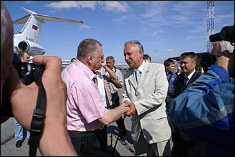 10 августа 2007 г., Барнаул   Визит лидера ЛДПР Владимира Жириновского в Барнаул