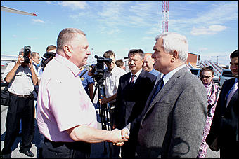 10 августа 2007 г., Барнаул   Визит лидера ЛДПР Владимира Жириновского в Барнаул