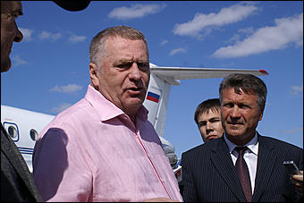 10 августа 2007 г., Барнаул   Визит лидера ЛДПР Владимира Жириновского в Барнаул