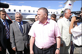 10 августа 2007 г., Барнаул   Визит лидера ЛДПР Владимира Жириновского в Барнаул