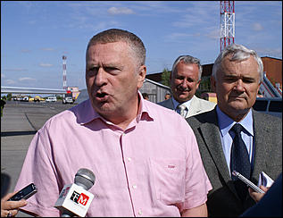 10 августа 2007 г., Барнаул   Визит лидера ЛДПР Владимира Жириновского в Барнаул