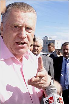 10 августа 2007 г., Барнаул   Визит лидера ЛДПР Владимира Жириновского в Барнаул