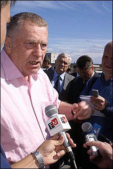 10 августа 2007 г., Барнаул   Визит лидера ЛДПР Владимира Жириновского в Барнаул