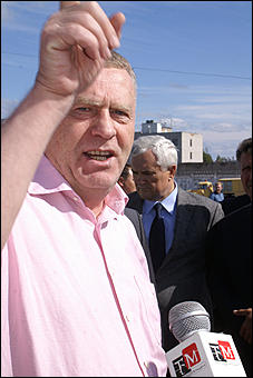 10 августа 2007 г., Барнаул   Визит лидера ЛДПР Владимира Жириновского в Барнаул