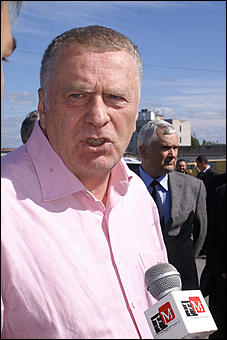 10 августа 2007 г., Барнаул   Визит лидера ЛДПР Владимира Жириновского в Барнаул