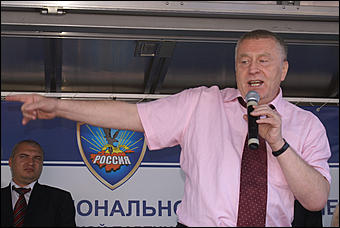 10 августа 2007 г., Барнаул   Визит лидера ЛДПР Владимира Жириновского в Барнаул