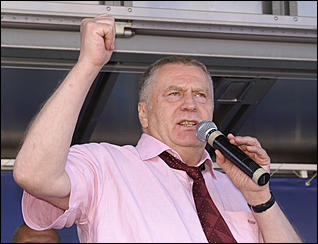 10 августа 2007 г., Барнаул   Визит лидера ЛДПР Владимира Жириновского в Барнаул