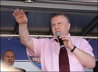 10 августа 2007 г., Барнаул   Визит лидера ЛДПР Владимира Жириновского в Барнаул