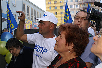 10 августа 2007 г., Барнаул   Визит лидера ЛДПР Владимира Жириновского в Барнаул