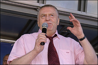 10 августа 2007 г., Барнаул   Визит лидера ЛДПР Владимира Жириновского в Барнаул