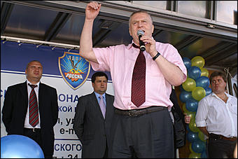 10 августа 2007 г., Барнаул   Визит лидера ЛДПР Владимира Жириновского в Барнаул
