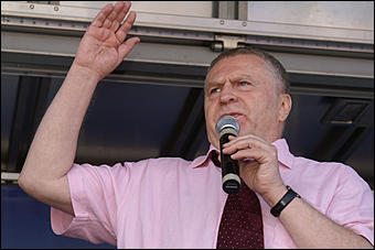 10 августа 2007 г., Барнаул   Визит лидера ЛДПР Владимира Жириновского в Барнаул