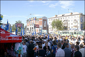 10 августа 2007 г., Барнаул   Визит лидера ЛДПР Владимира Жириновского в Барнаул