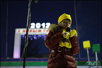 13 января 2012г. Барнаул , площадь Сахарова   Радиостанция «Юмор ФМ Барнаул» отметила пятилетие и Старый Новый год