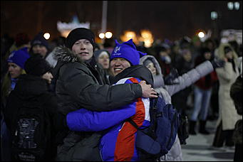 13 января 2012г. Барнаул , площадь Сахарова   Радиостанция «Юмор ФМ Барнаул» отметила пятилетие и Старый Новый год
