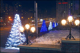 22 декабрь 2016 г., Барнаул © Амител Вячеслав Мельников   Зажигая новогодние огни. Как украсили Барнаул к празднику