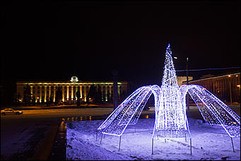 22 декабрь 2016 г., Барнаул © Амител Вячеслав Мельников   Зажигая новогодние огни. Как украсили Барнаул к празднику