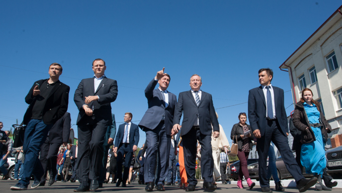 2 сентябрь 2016 г., Барнаул  &copy; Амител Вячеслав Мельников   Александр Карлин побывал на любимом месте барнаульцев для селфи