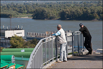 2 сентябрь 2016 г., Барнаул  © Амител Вячеслав Мельников   Александр Карлин побывал на любимом месте барнаульцев для селфи