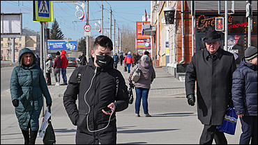 26 марта 2020 г., Барнаул   Лицо пандемии в Барнауле