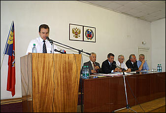 22 августа 2006 г., Краснощековский район   Выездное заседание Совета по взаимодействию АКСНД с представительными органами муниципальных образований